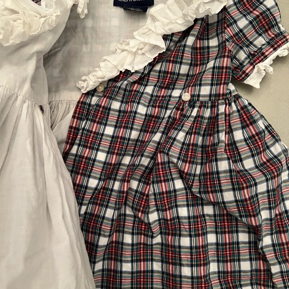 Ralph Lauren Toddler red plaid dress with bloomers 9mo - Picture 4 of 5